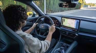 Jordan Katsianis driving the Cupra Formentor VZ5